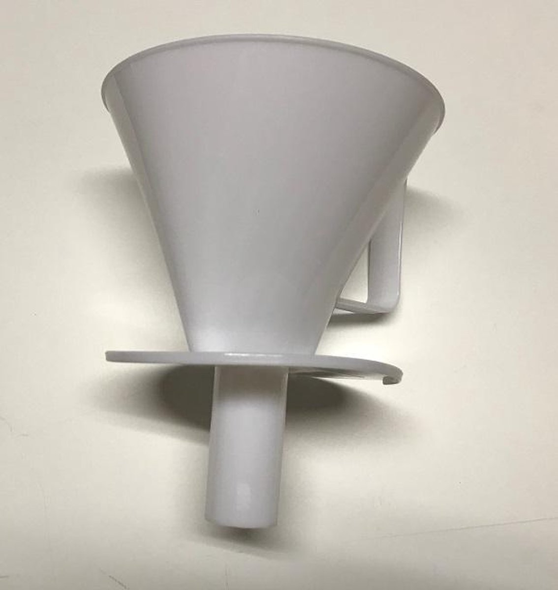 Kunststof Dripper Koffie geschikt voor filter no.4 wit