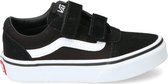 Vans Youth Ward V Sneakers - (Suede/Canvas)Black/White - Maat 38