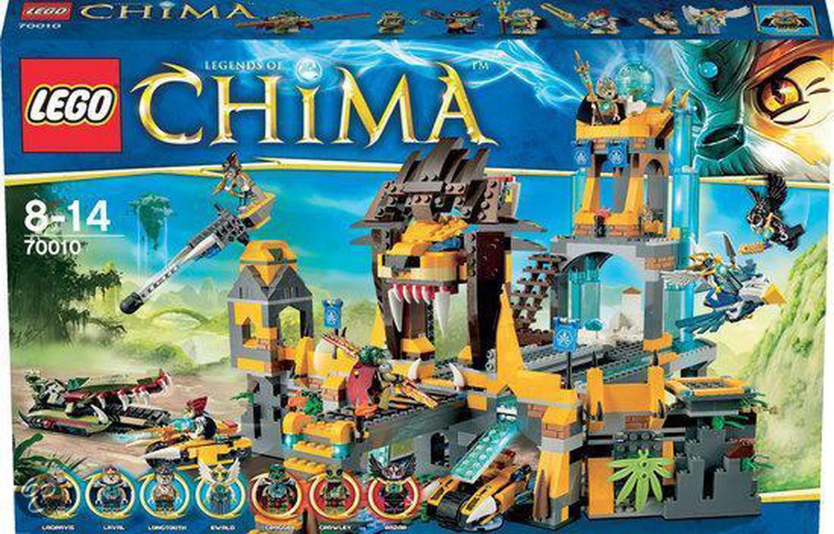 In de meeste gevallen slachtoffer limoen LEGO Chima De Leeuwen Chi Tempel - 70010 | bol.com