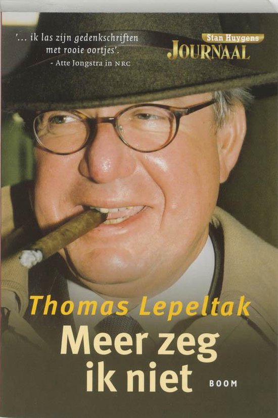 Cover van het boek 'Meer zeg ik niet' van Th. Lepeltak