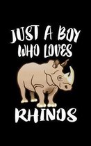 Just A Boy Who Loves Rhinos