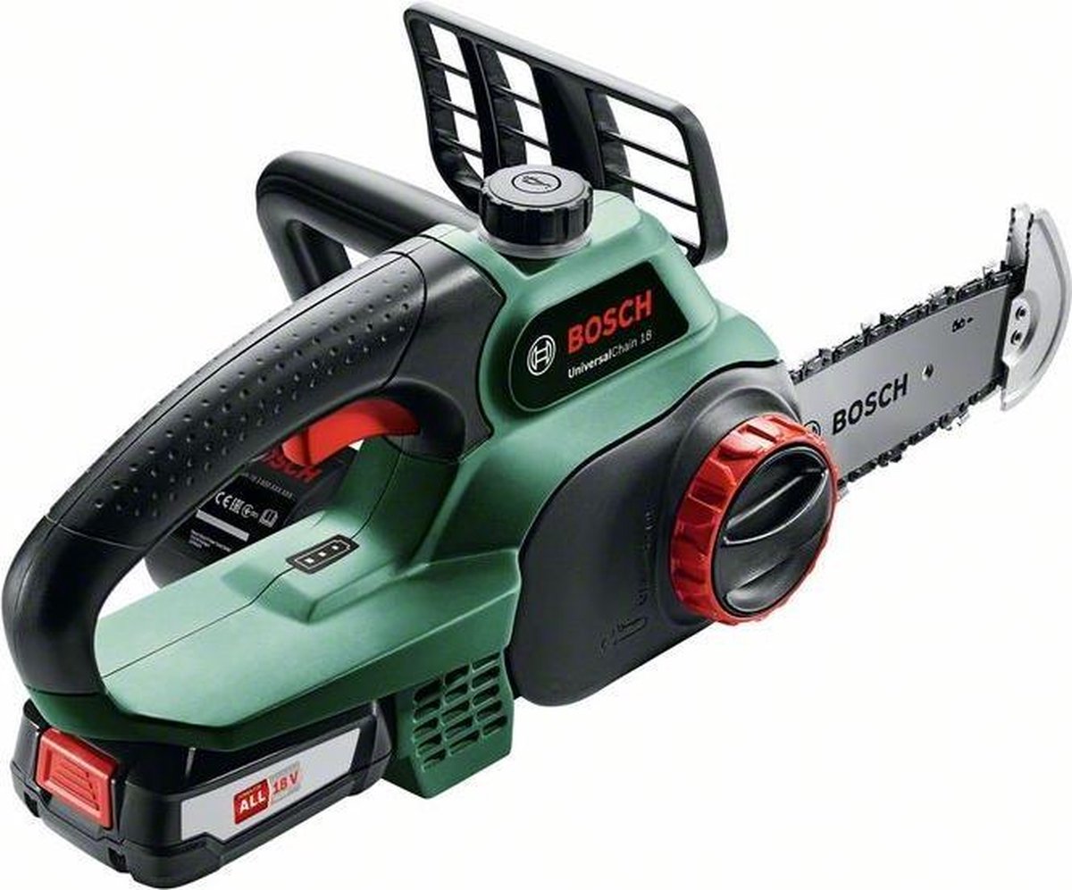 Bol.com Bosch UniversalChain 18 Kettingzaag - Met 18 V accu en lader aanbieding