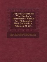 Johann Gottfried Von Herder's Sammtliche Werke