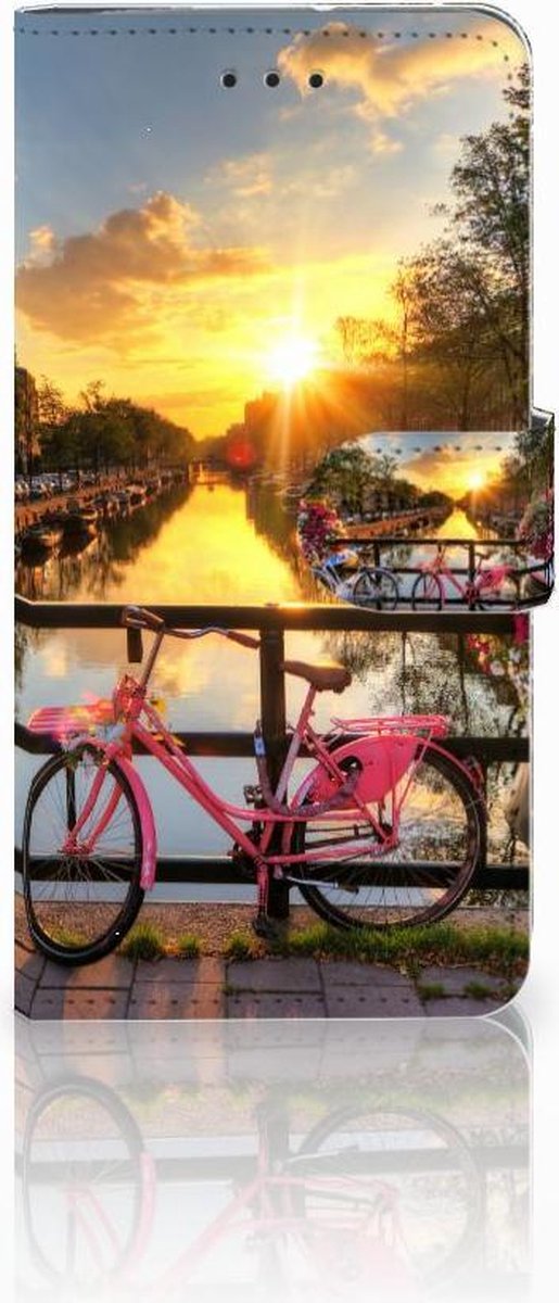 Motorola Moto G7 Play Flip Cover Amsterdamse Grachten