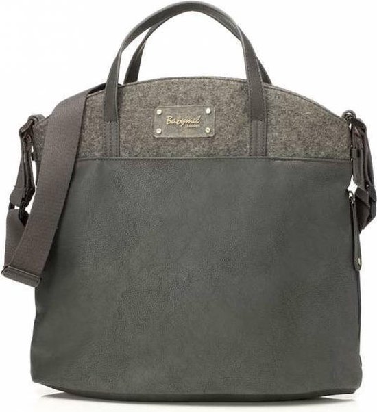 Product: Babymel luiertas Grace Grey/Felt, van het merk Babymel
