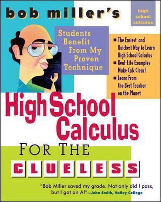 Bob Miller's High School Calc for the Clueless - cover