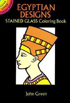 Egyptian Stained Glass Colouring Book