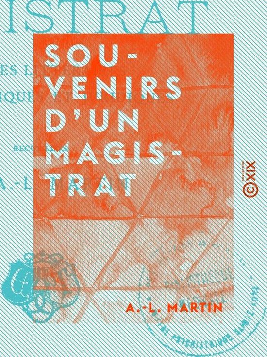 Souvenirs d'un magistrat - cover