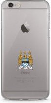Officieel Manchester City iPhone 6 TPU Case hoesje iPhone 6/6s Transparant