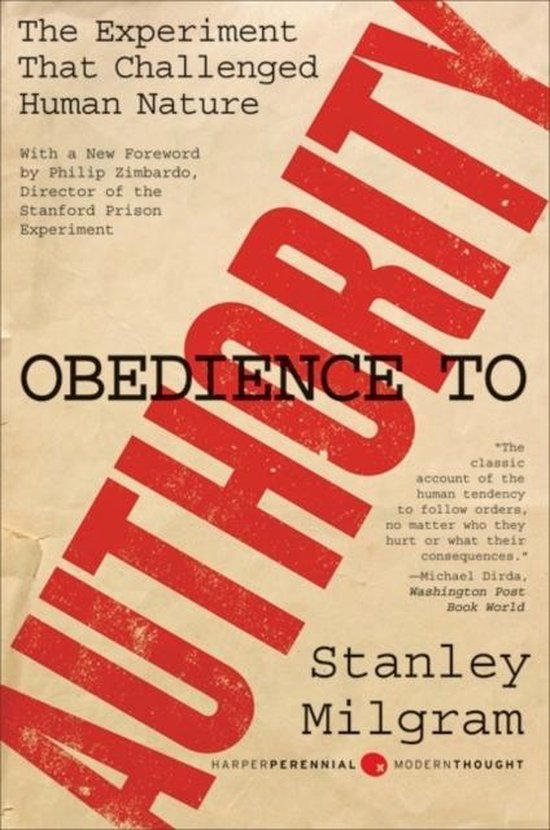 Obedience to Authority - cover