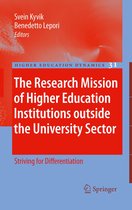 Higher Education Dynamics 31 - The Research Mission of Higher Education Institutions outside the University Sector
