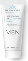 MUD&MORE - Hair Removal Cream Erogene Zones MEN - 100 ml -