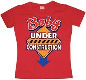 Fun t-shirt Baby Under Construction dames S