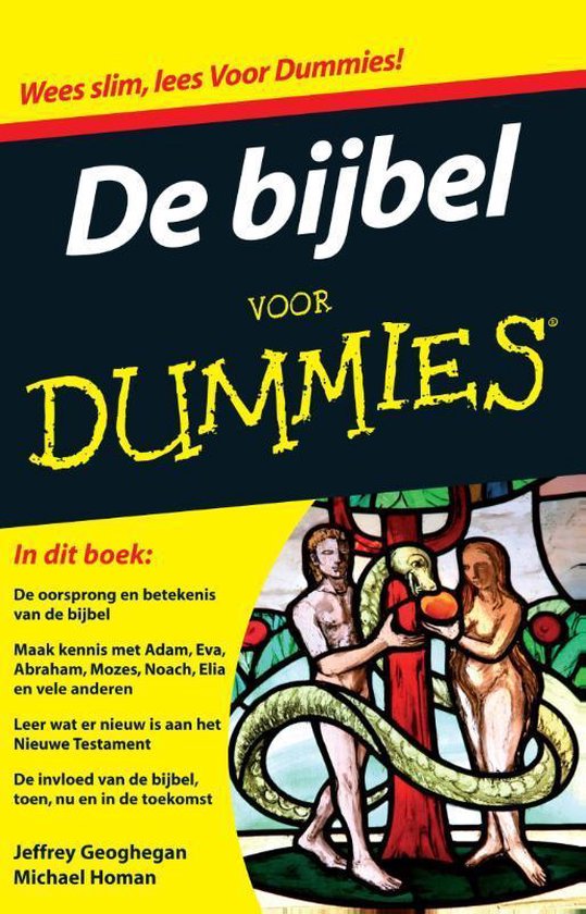 Cover van het boek 'De bijbel voor dummies' van Jeffrey Geoghegan