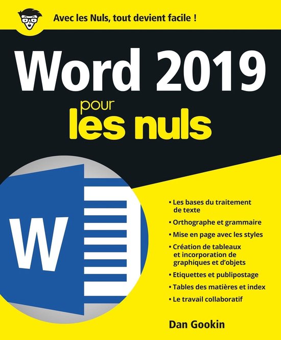 Word 2019 Pour les Nuls - cover