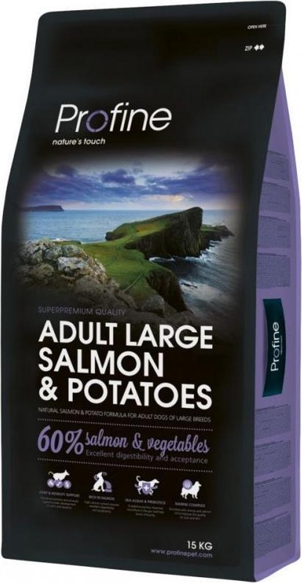 Profine Adult Large Breed Hondenvoer - Zalm - 12 kg
