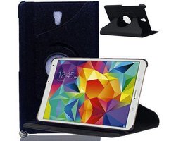 Samsung Galaxy Tab S 8.4 inch T700 Tablet Hoes Cover 360 graden draaibare Case Beschermhoes Zwart