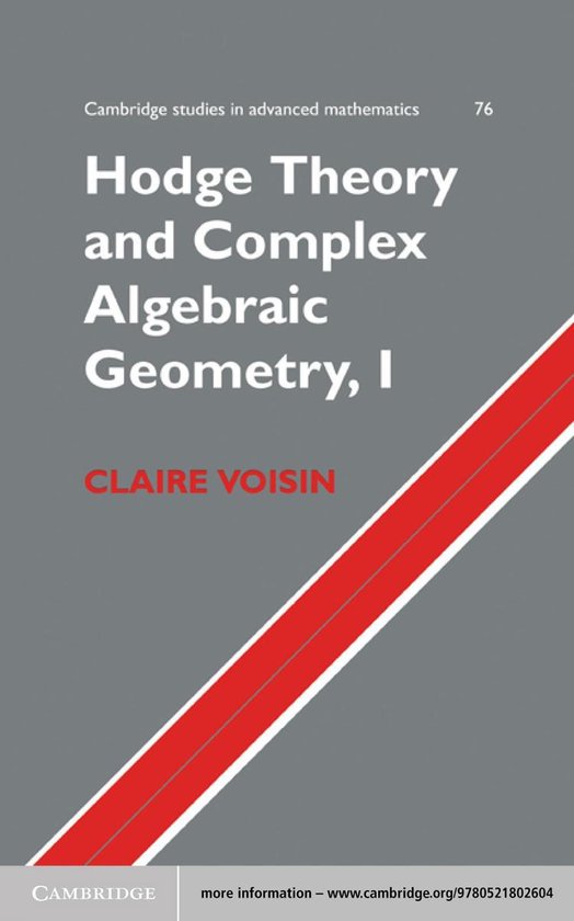Cambridge Studies in Advanced Mathematics 76 - Hodge Theory  ... - cover