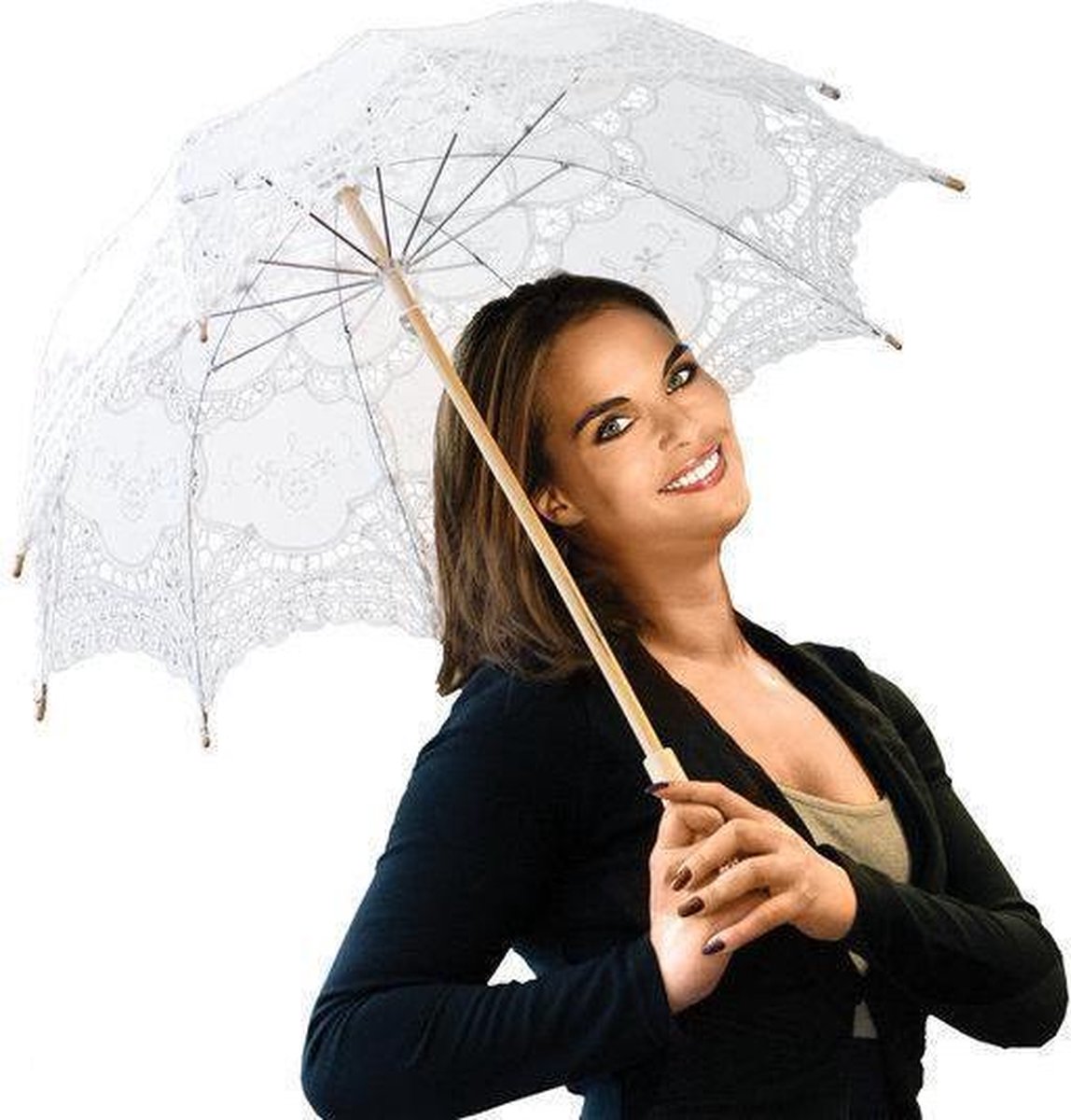 veer Stam waterstof ComfortTrends Paraplu kant Bescherming tegen de zon - Stijl: barok | bol.com