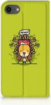 Flip Cover Geschikt voor iPhone SE (2020/2022) | 7 | 8 Hoesje Doggy Biscuit