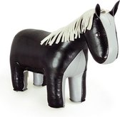 Zuny boekensteun paard black / white