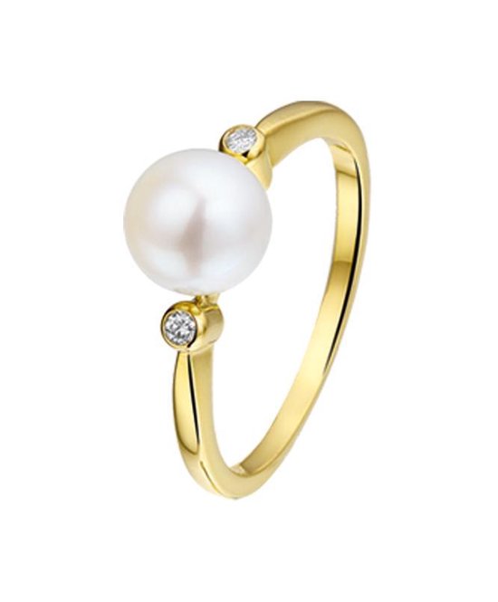 The Jewelry Collection Ring Parel En Diamant 0.04ct H Si - Goud
