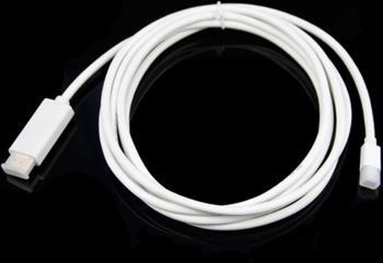 Psychologisch Perceptie Kapper Vido - Thunderbolt Port naar HDMI Kabel Adapter 3m Wit voor Macbook Pro.  Macbook Air.... | bol.com