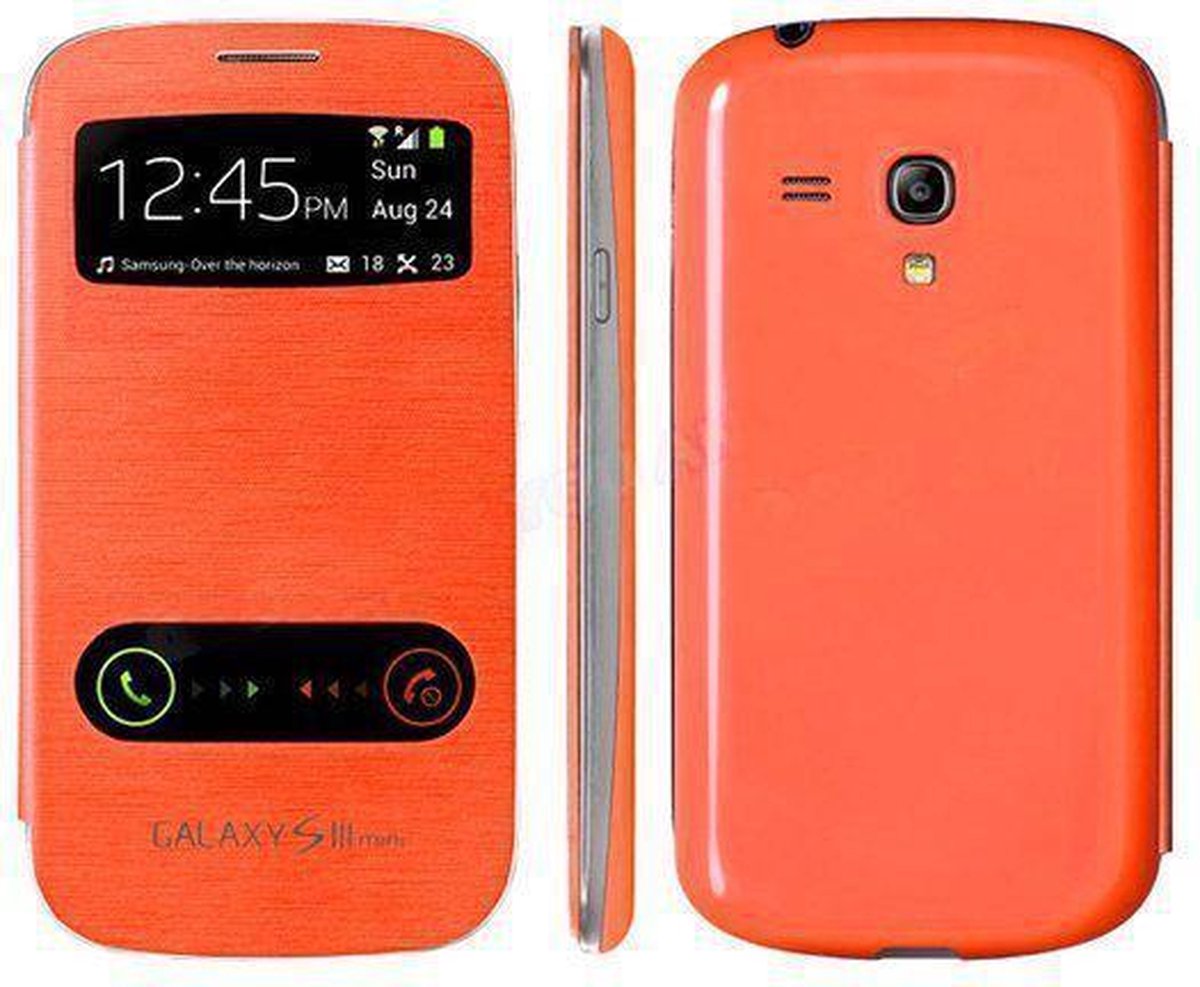 Samsung Galaxy S3 mini S View Cover Oranje Orange