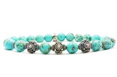 Beaddhism - Armband - Turquoise - BT1222.3 - 8 mm - 20 cm