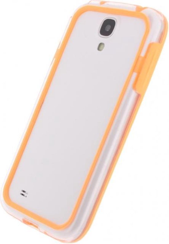 Xccess Hard Bumper Case Samsung Galaxy I9505 S4 Orange/Trans.