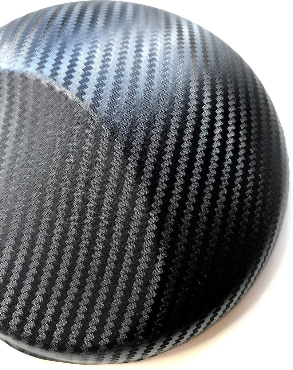 Zwart 3D Carbon wrapfolie|100cm X 152cm|