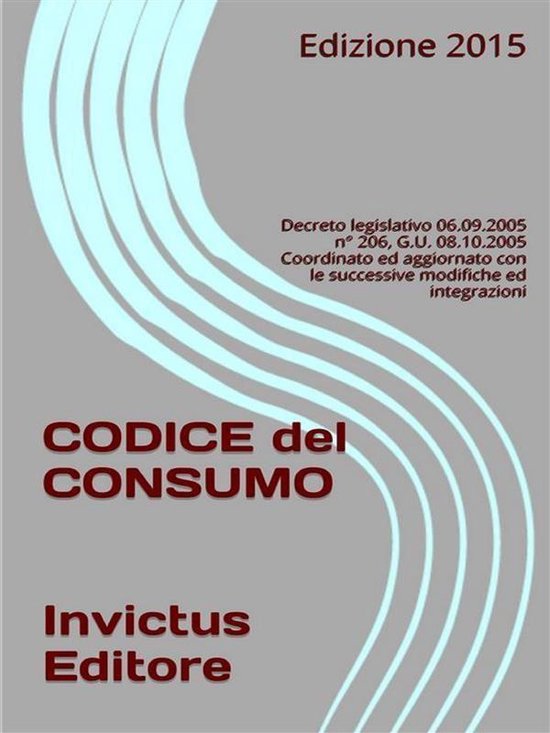 Codice del consumo - cover