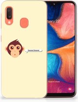 Geschikt voor Samsung Galaxy A20e TPU Hoesje Monkey