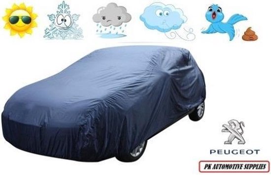 Bavepa Autohoes Blauw Kunstof Geschikt Voor Peugeot 107 2010-
