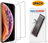 Epicmobile - 3Pack iPhone 11 Pro/ iPhone X/Xs Screenprotector - Tempered Glass – 3Pack voordeelbundel