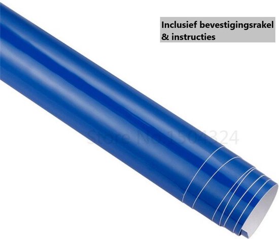 Hoogglans Wrapping folie 100X30CM Blauw | Wrap Foil Blue | bol