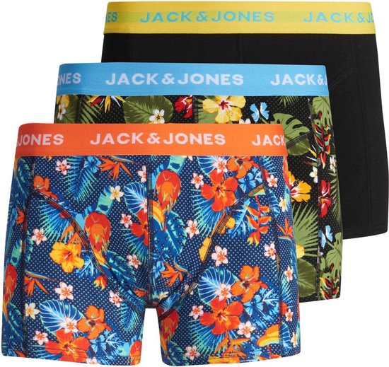 Jack & Jones Onderbroek - Maat M - Mannen - zwart/blauw/groen/geel | bol.com