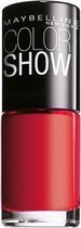 Maybelline Color Show 110 Urban Coral nagellak Rood