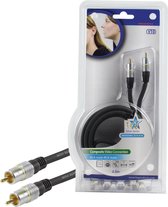 HQ Super Silver Tulp composiet video kabel - 2,5 meter