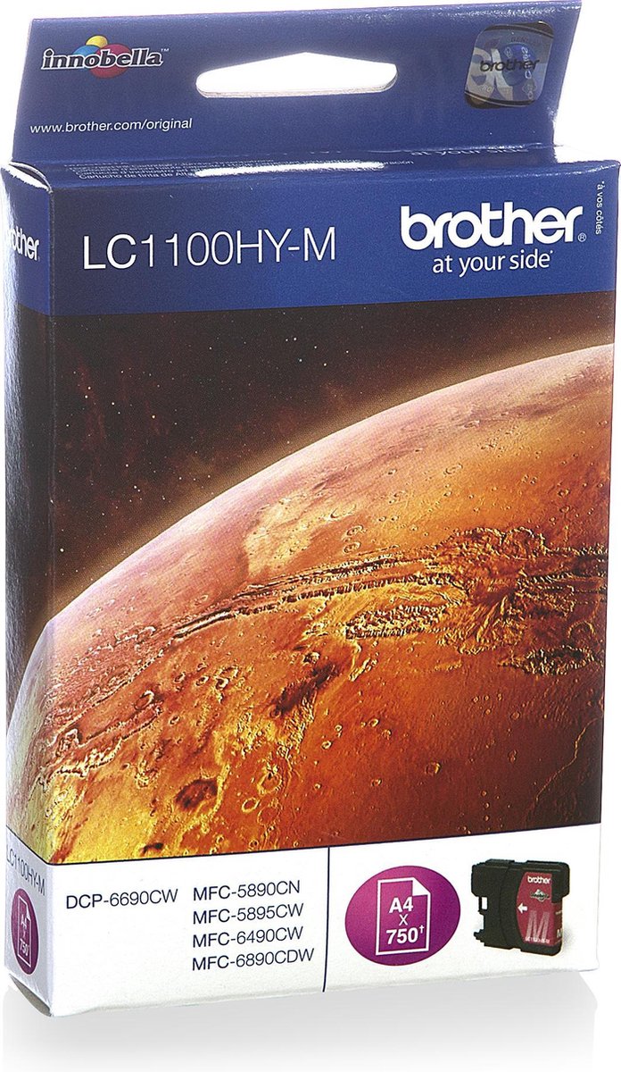 Brother LC-1100M  Inktcartridge - Magenta