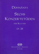 Sechs Konzertetüden für Klavier op. 28