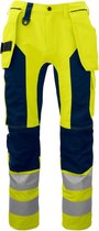 Projob 6513 Werkbroek Geel/Marineblauw maat 148