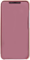 Shop4 - Samsung Galaxy A40 Hoesje - Clear View Case Roze