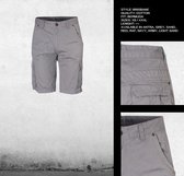 New Star heren short Brisbane grijs - maat L