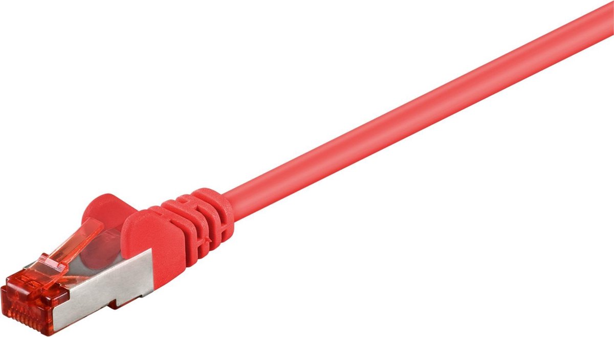 S/FTP netwerkkabel rood - CAT6 - 15 meter
