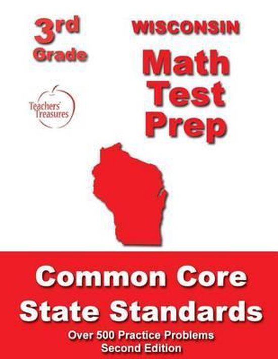 Wisconsin 3rd Grade Math Test Prep - cover