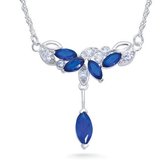 Luigi Vicaro Ketting  Collectie Celeste  Verzilverd - 50,8 cm