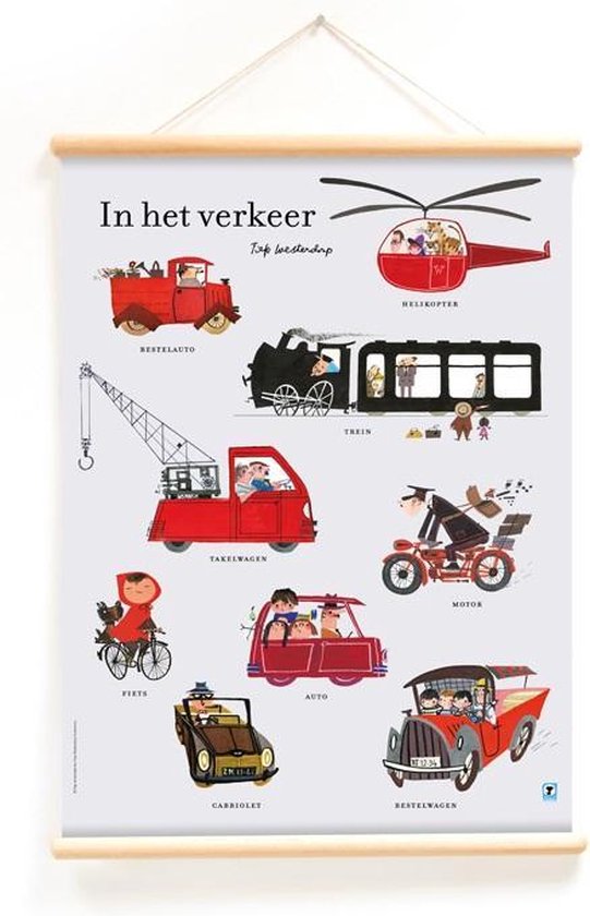 zebra Annoteren kopiëren Schoolplaat In het verkeer (poster) - Fiep Westendorp | bol.com