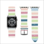 Fab-straps Katoenen bandje - Apple Watch Series 1/2/3 (38mm) - Geel