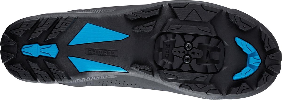Shimano MT301 Tour Fietsschoenen - Maat 45 - Unisex - zwart/blauw | bol.com